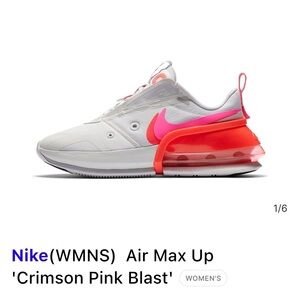 Nike Air Max Up WMNS - White with Pink & Red-Orange Accents
